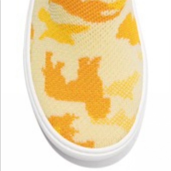 Rothy’s Yellow Puppy Camo Slip On Shoes - Picture 4 of 4
